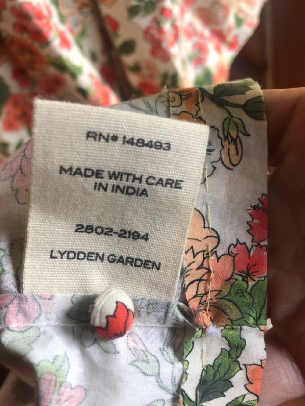 Doen Noisette Dress (Altered!) in Lydden Garden - Picture 6 of 15